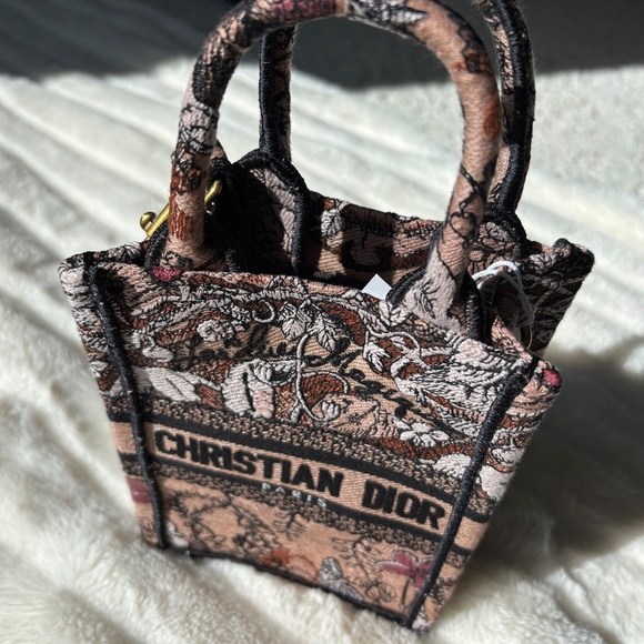 Mini Dior Book Tote in Pink - Picture 4 of 16